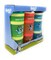Whiskware Stackable Snack Containers for Kids & Toddlers – 3-Part Portable Snack Stacks with Bluey Design - School & Travel Friendly, BPA-Free Kid Lunch Organizer